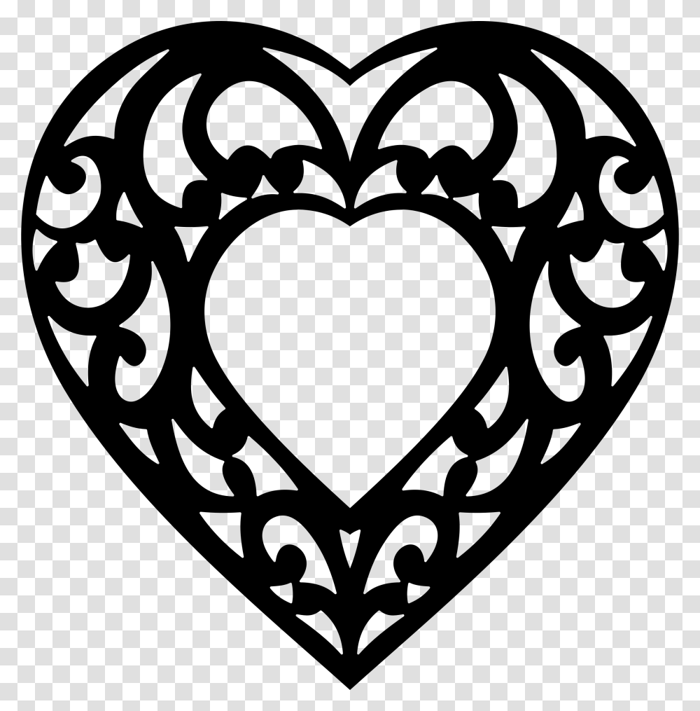 Clipart Decorative Heart, Gray, World Of Warcraft Transparent Png