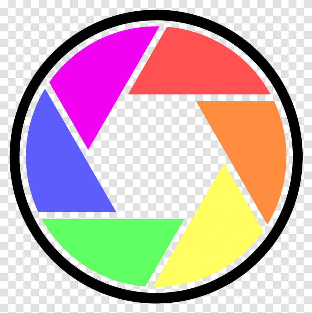 Clipart Digital Camera In Color Microsoft Free Clip Camera Color Icon, Logo, Trademark, Triangle Transparent Png