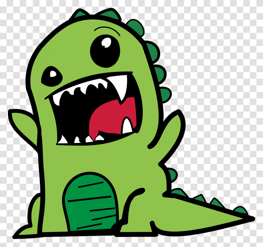 Clipart Dinosaur Cartoon, Plant, Food Transparent Png