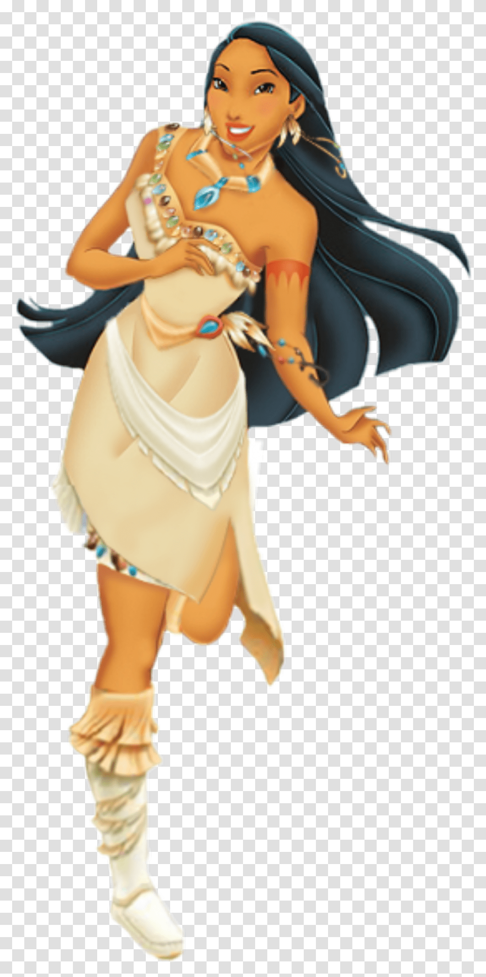 Clipart Disney Princess Pocahontas Disney Princess Character Pocahontas, Figurine, Person, Manga Transparent Png
