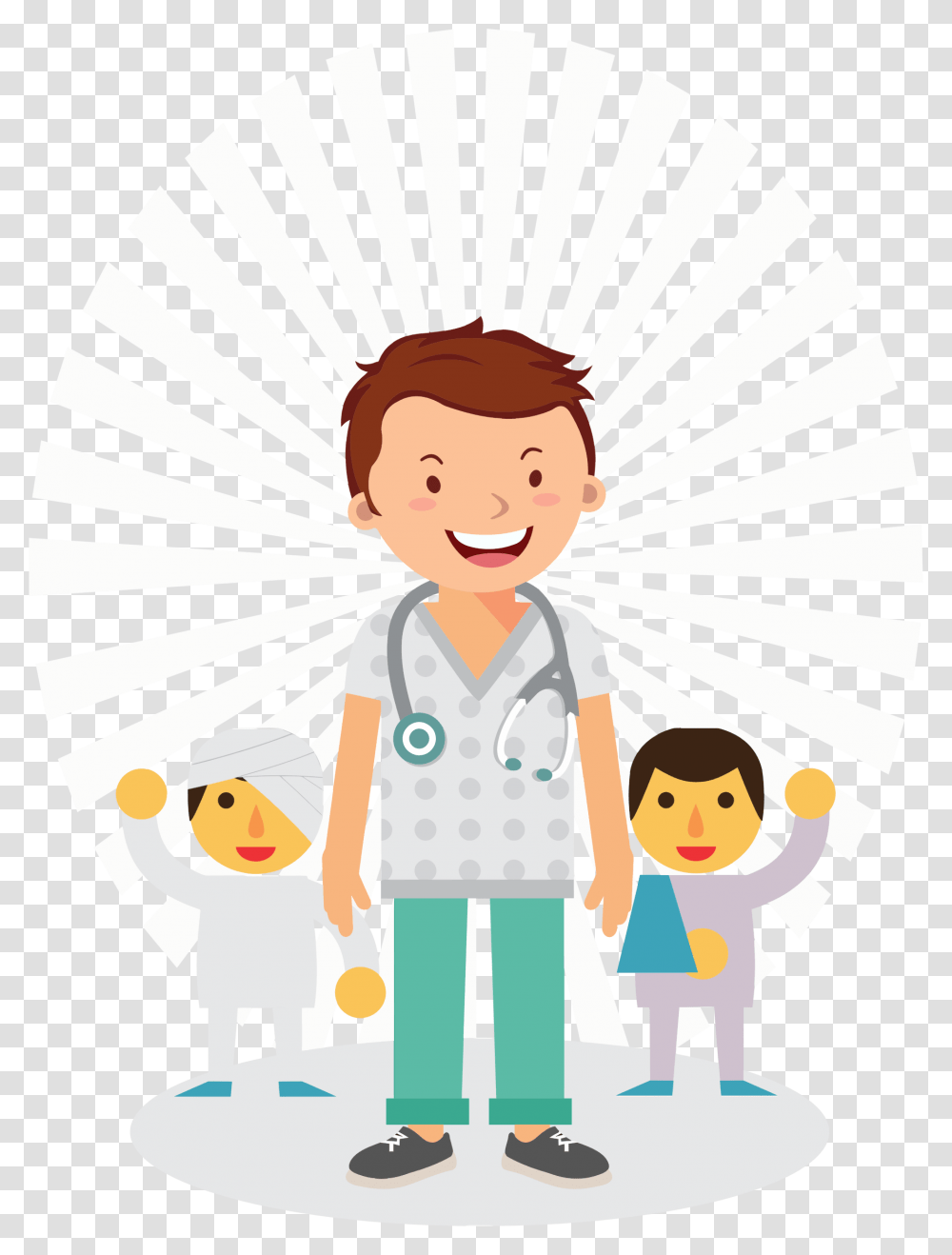 Clipart Doctor And Patient Clipart, Person, People, Face, Advertisement Transparent Png