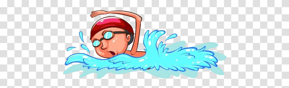 Clipart Dog Swim Boy Swimming, Outdoors, Nature Transparent Png