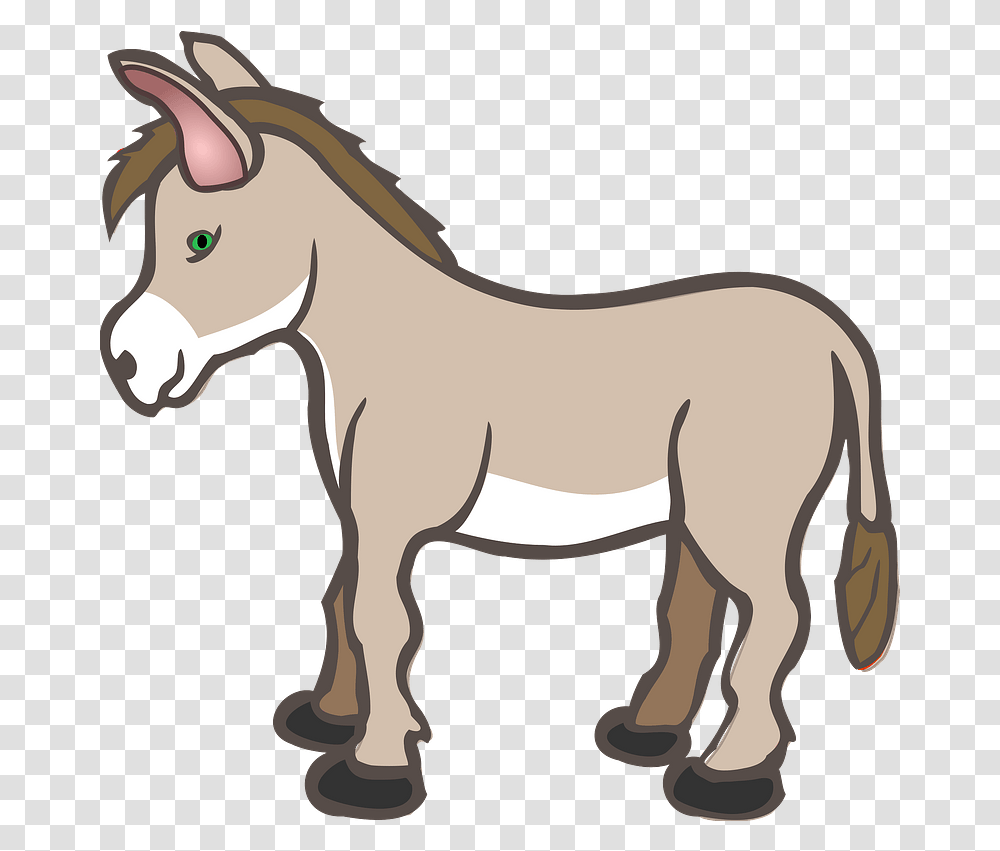 Clipart Donkey Black And White, Mammal, Animal, Horse, Axe Transparent Png