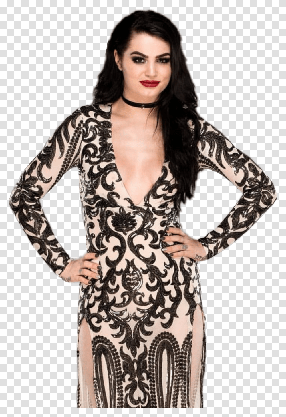 Clipart Download Wwediva Realpaigewwe Raw Wwe Hall Of Fame Fashion 2019, Dress, Female, Person Transparent Png