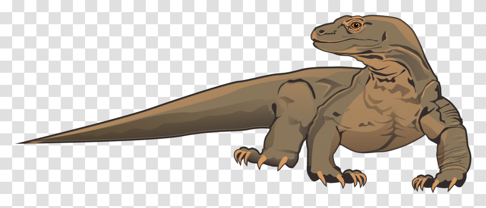 Clipart Dragon Realistic Komodo Dragon Clipart, Dinosaur, Reptile, Animal, T-Rex Transparent Png