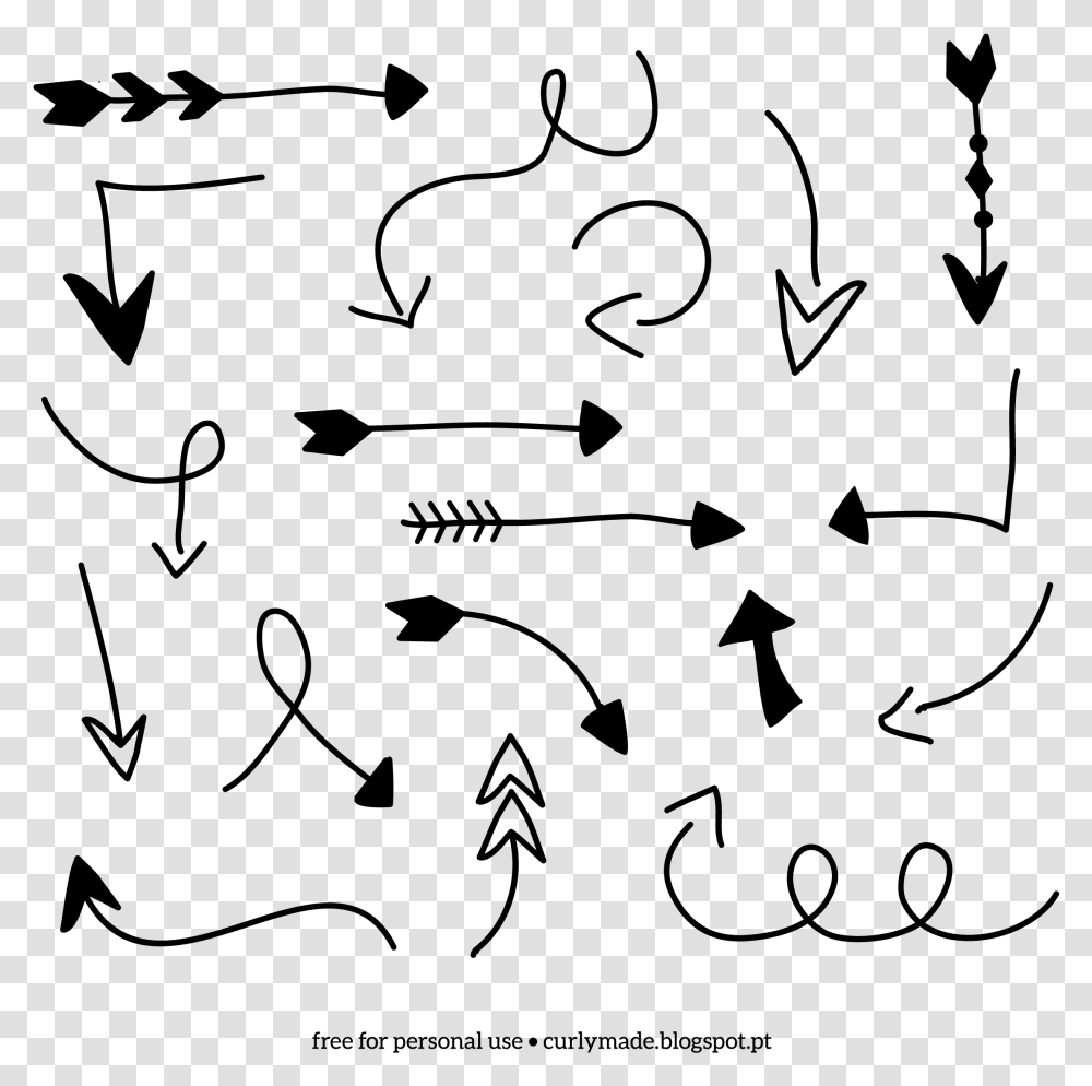 Clipart Drawn Arrow Vector, Gray, World Of Warcraft Transparent Png