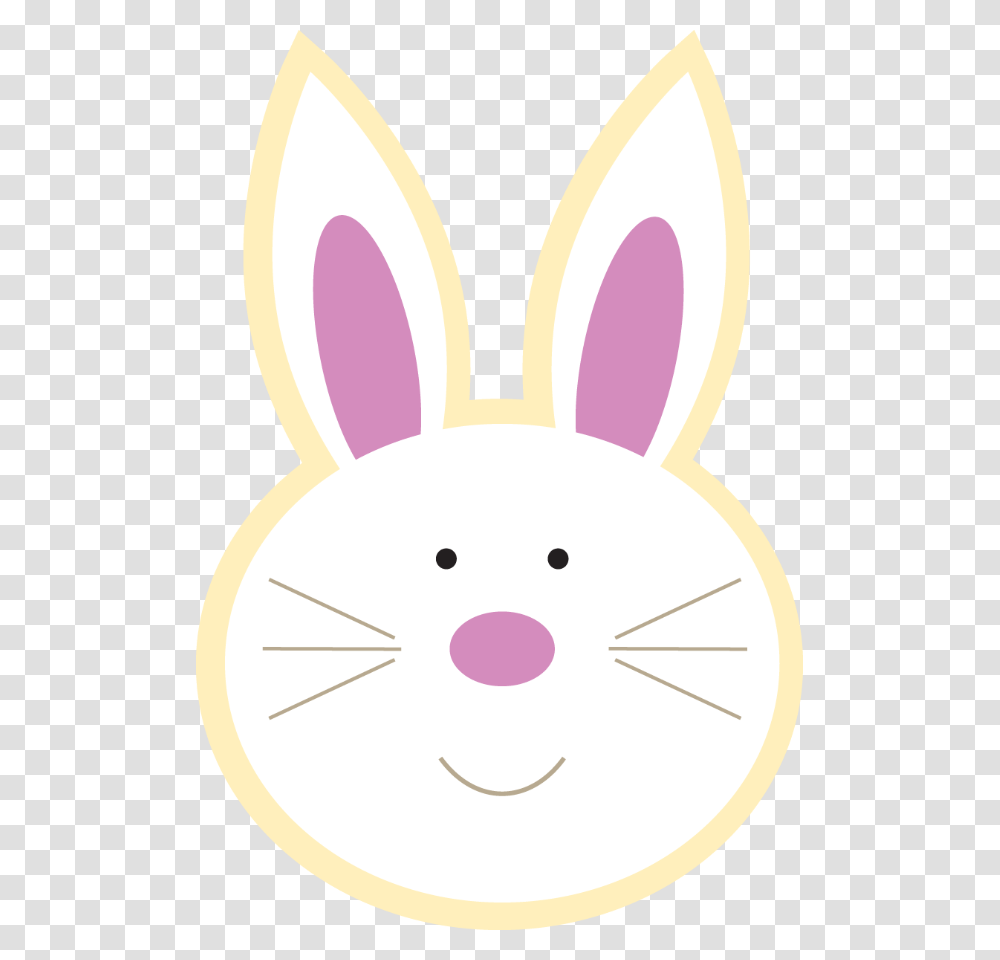 Clipart Easter Bunny And Bunny Face, Tape, Icing, Dessert, Food Transparent Png