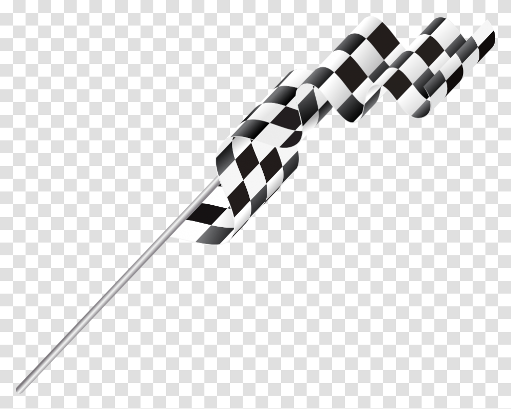 Clipart Elegant Racing Checkered Flag In Flag, Injection, Tool Transparent Png