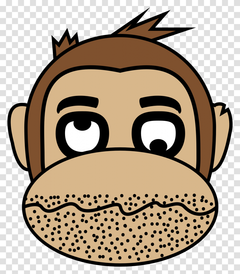 Clipart Emoji Monkey, Food, Bread, Rug, Burger Transparent Png