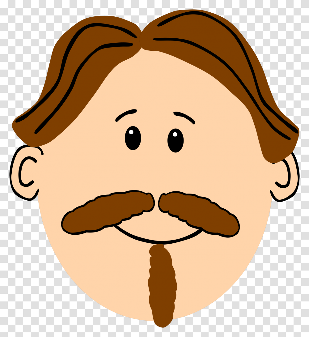 Clipart, Face, Label, Mustache Transparent Png