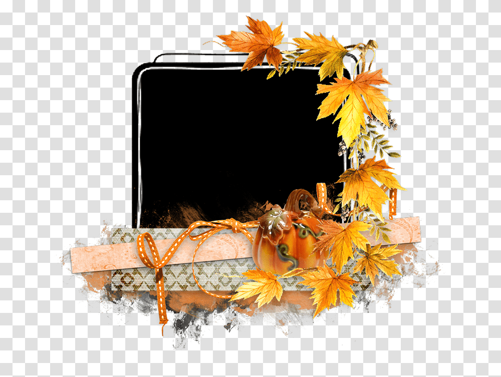 Clipart Fall Frame Fall, Leaf, Plant, Tree, Maple Transparent Png