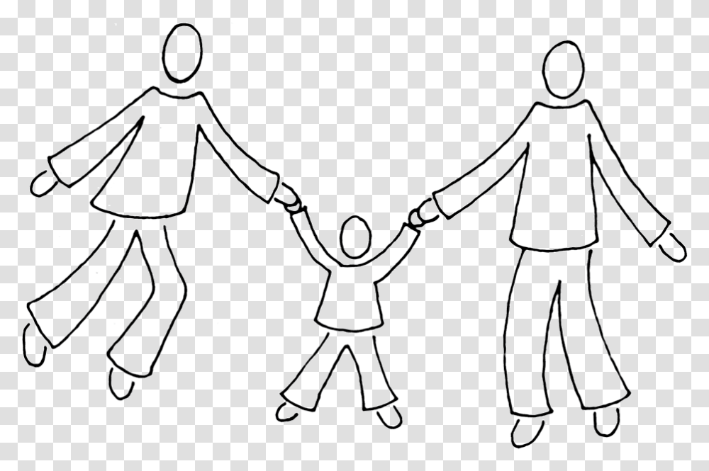 Clipart Family Members, Silhouette, Hand, Stencil Transparent Png