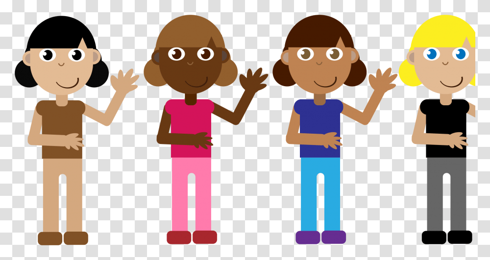 Clipart, Female, Girl, Hand, Kid Transparent Png