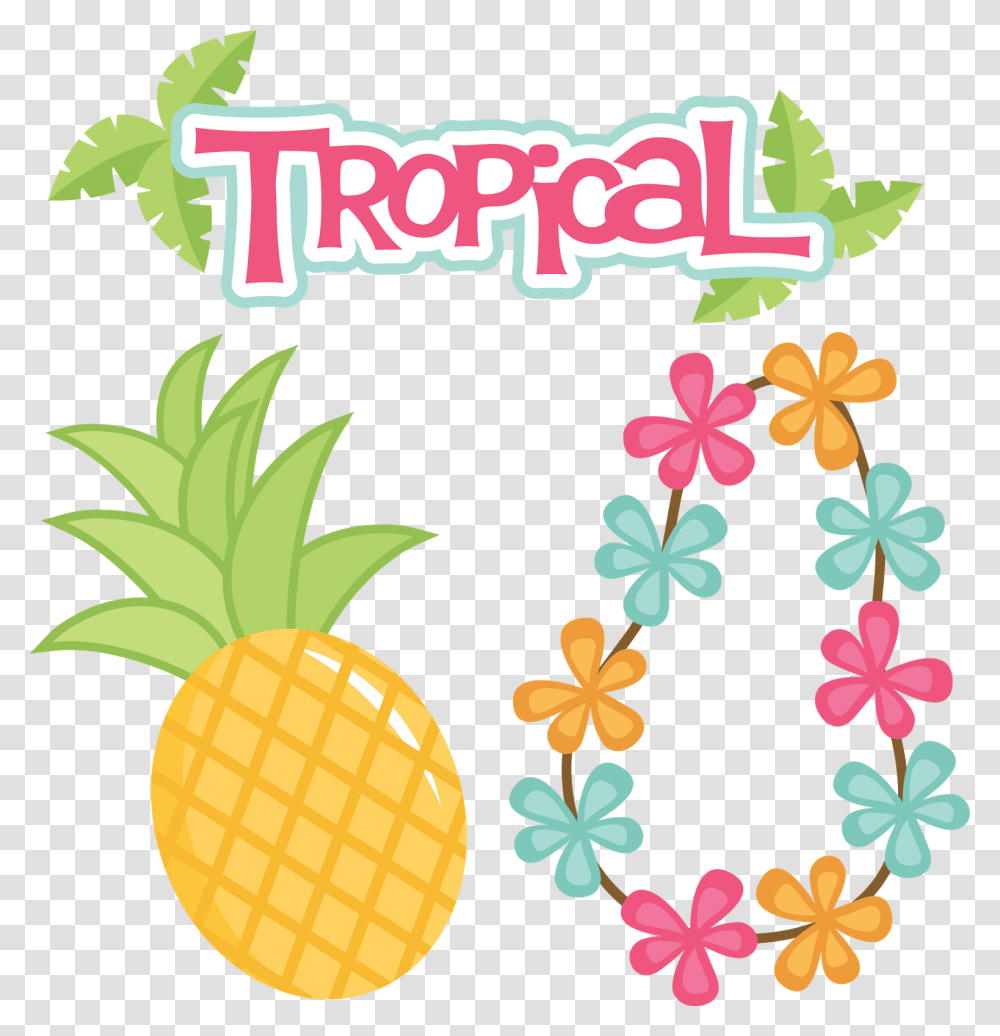 Clipart Festa Tropical, Plant, Pineapple, Fruit, Food Transparent Png