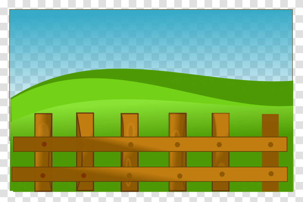 Clipart Fields Farm, Crib, Furniture, Fence, Water Transparent Png