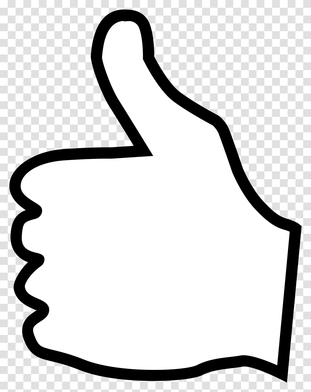 Clipart, Finger, Thumbs Up, Silhouette, Hand Transparent Png
