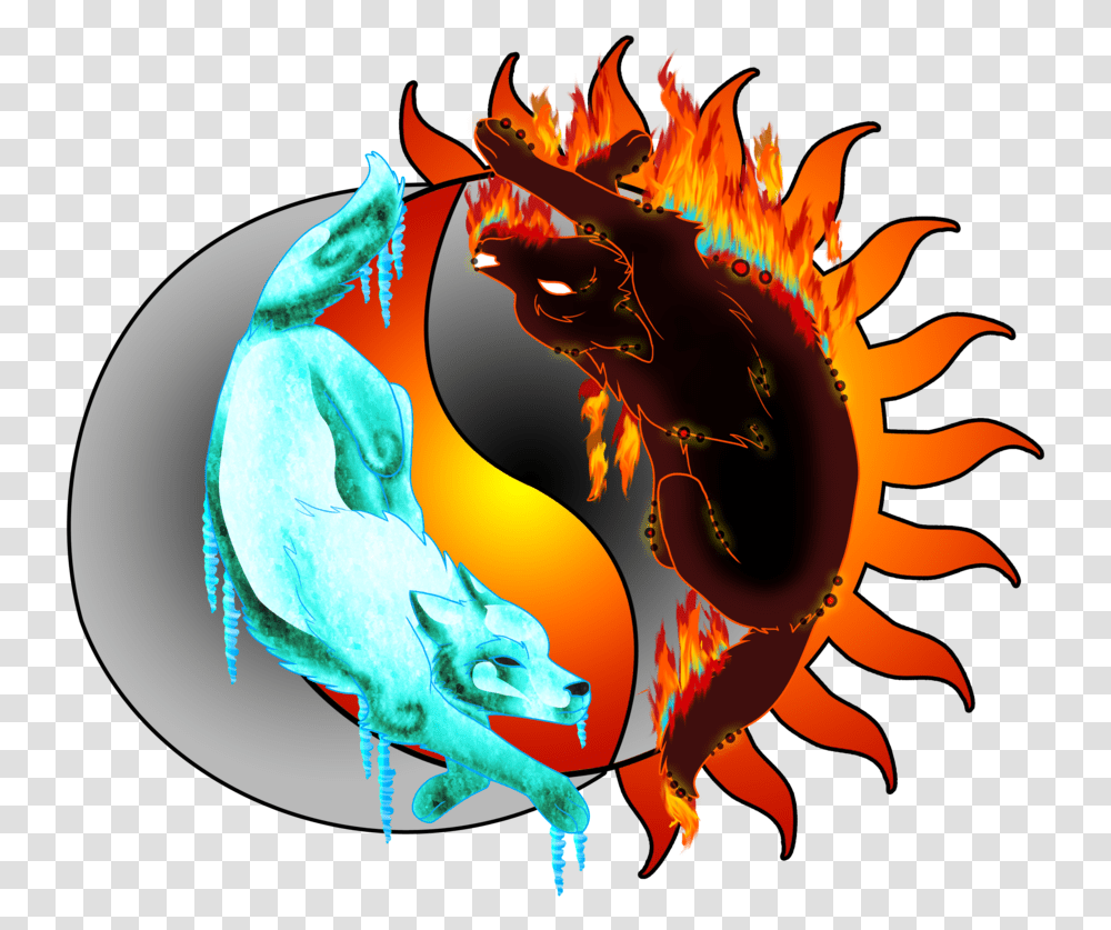 Clipart Fire Ice Picture 506275 Fire Dragon Drawing Easy, Bonfire, Flame, Painting Transparent Png