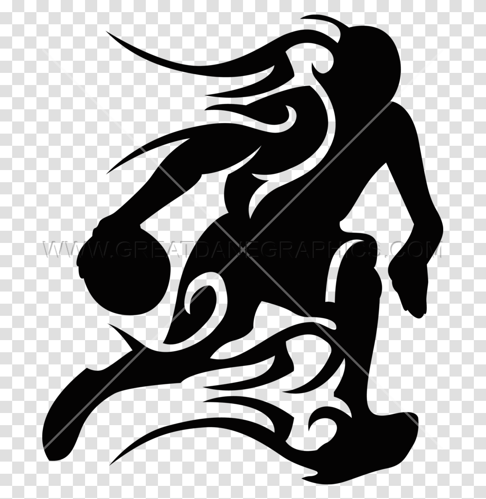 Clipart Fire Silhouette Basketball Player On Fire, Emblem, Person Transparent Png