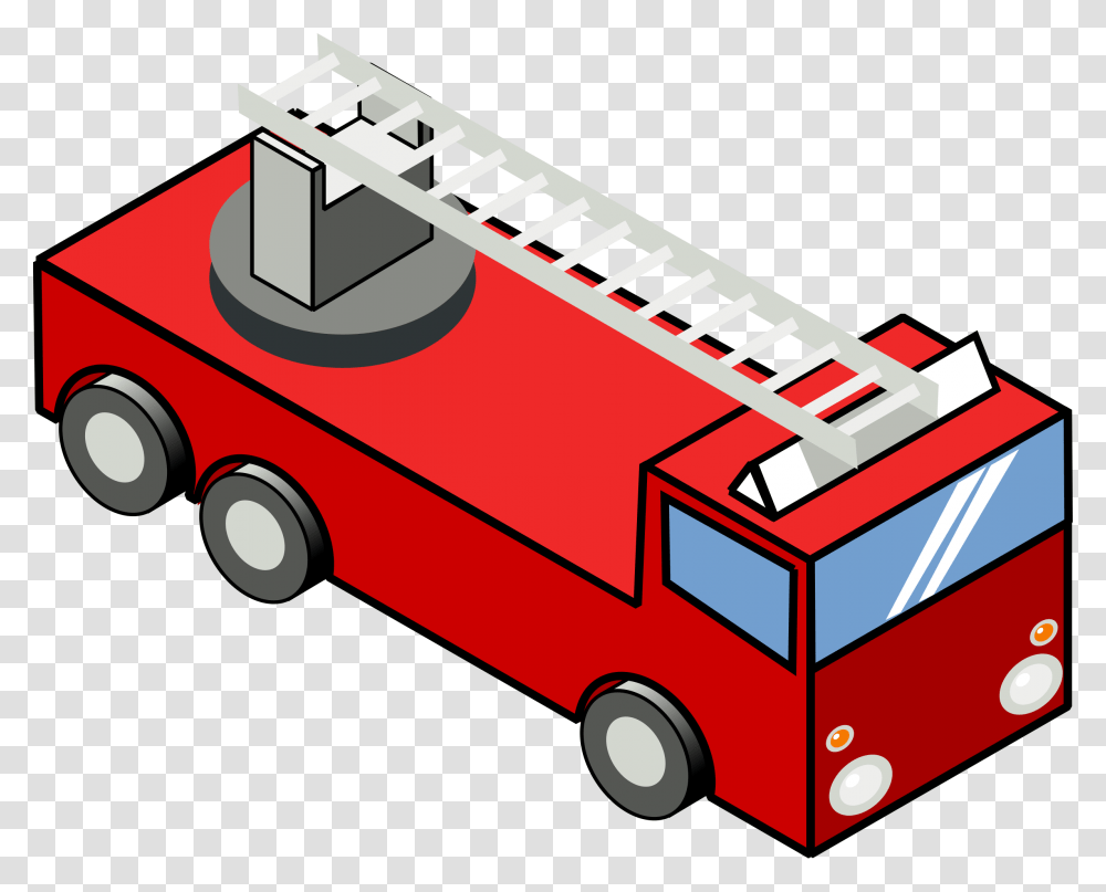 Clipart, Fire Truck, Vehicle, Transportation, Van Transparent Png