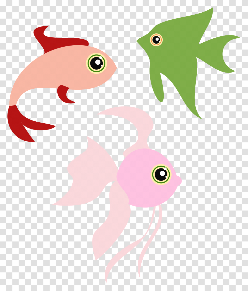 Clipart, Fish, Animal, Goldfish Transparent Png