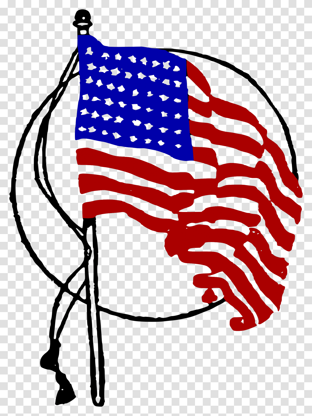 Clipart, Flag, American Flag Transparent Png