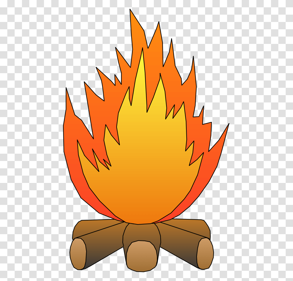 Clipart Flame, Fire, Bonfire Transparent Png