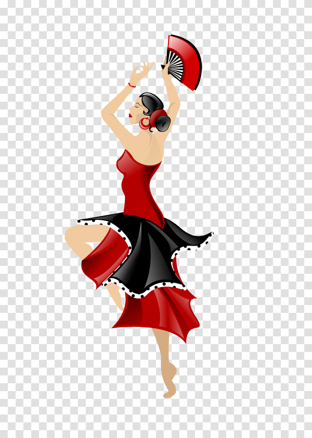 Clipart Flamenco, Performer, Dance Pose, Leisure Activities, Costume Transparent Png
