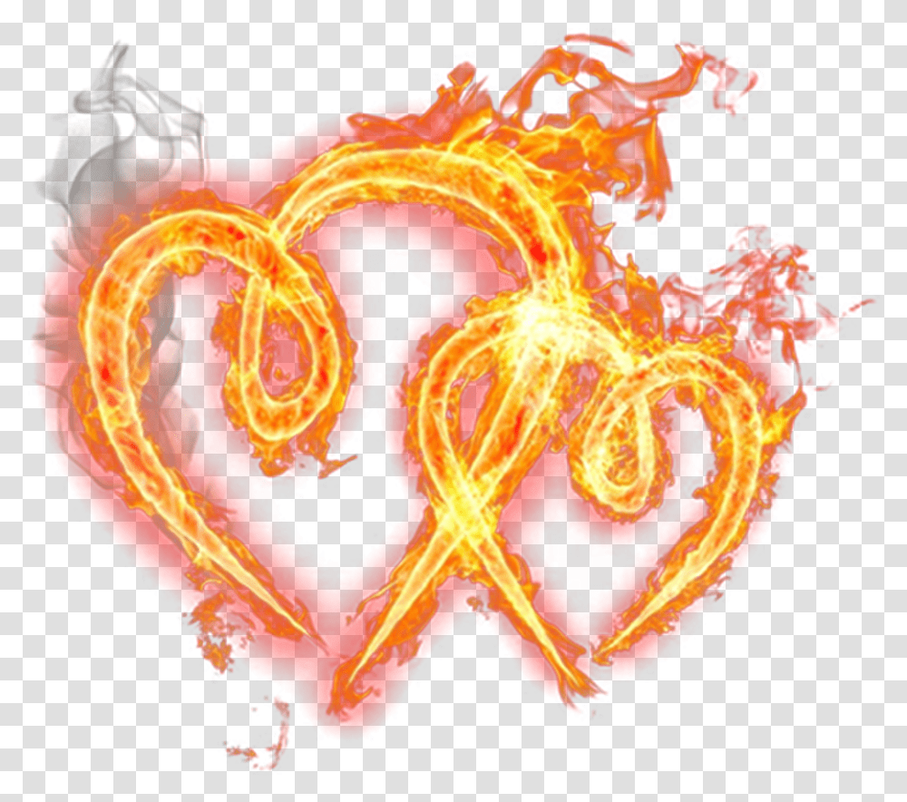 Clipart Flames Ring Flame, Heart, Alphabet, Fire Transparent Png