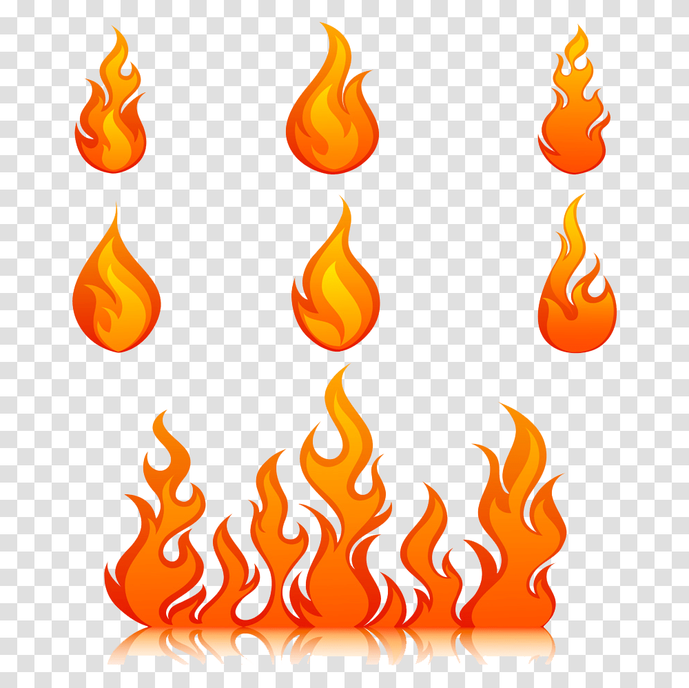 Clipart Flames Royalty Free Fire Flame Vector Free, Bonfire Transparent Png