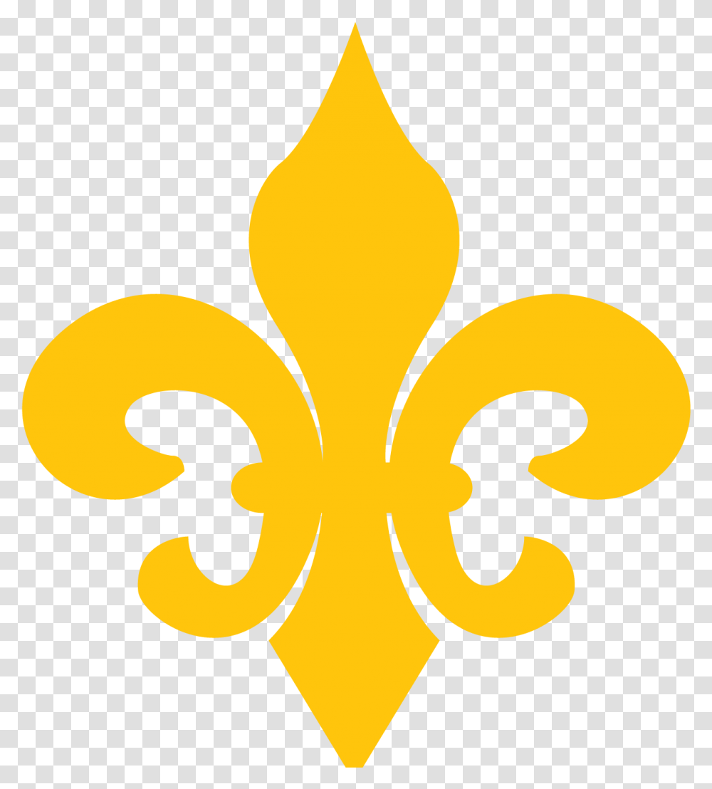 Clipart Fleur De Lis Gold Gold Fleur De Lis Clip Art, Logo, Trademark, Star Symbol Transparent Png