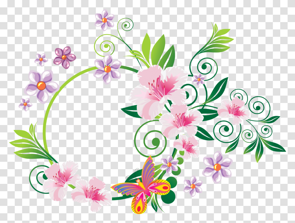 Clipart Floral Decorative Flower Images, Plant, Graphics, Blossom, Floral Design Transparent Png