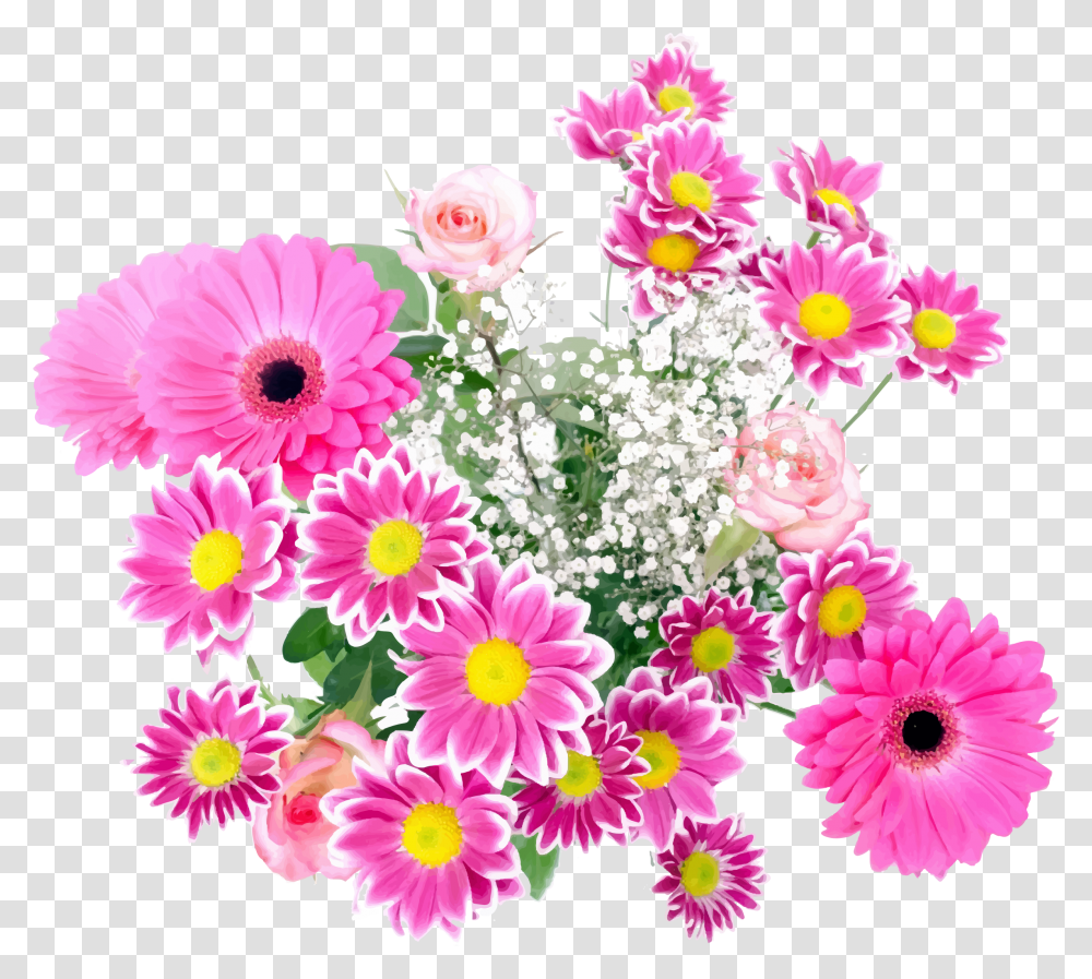 Clipart Flower Arrangement Clip Art, Plant, Blossom, Daisy, Flower Bouquet Transparent Png