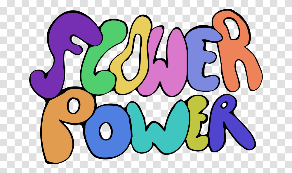 Clipart Flower Power, Number, Alphabet Transparent Png