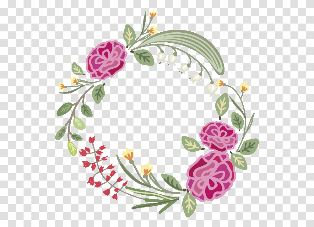 Clipart Flower Wreath Floral Wreath Vector, Floral Design, Pattern, Graphics, Plant Transparent Png