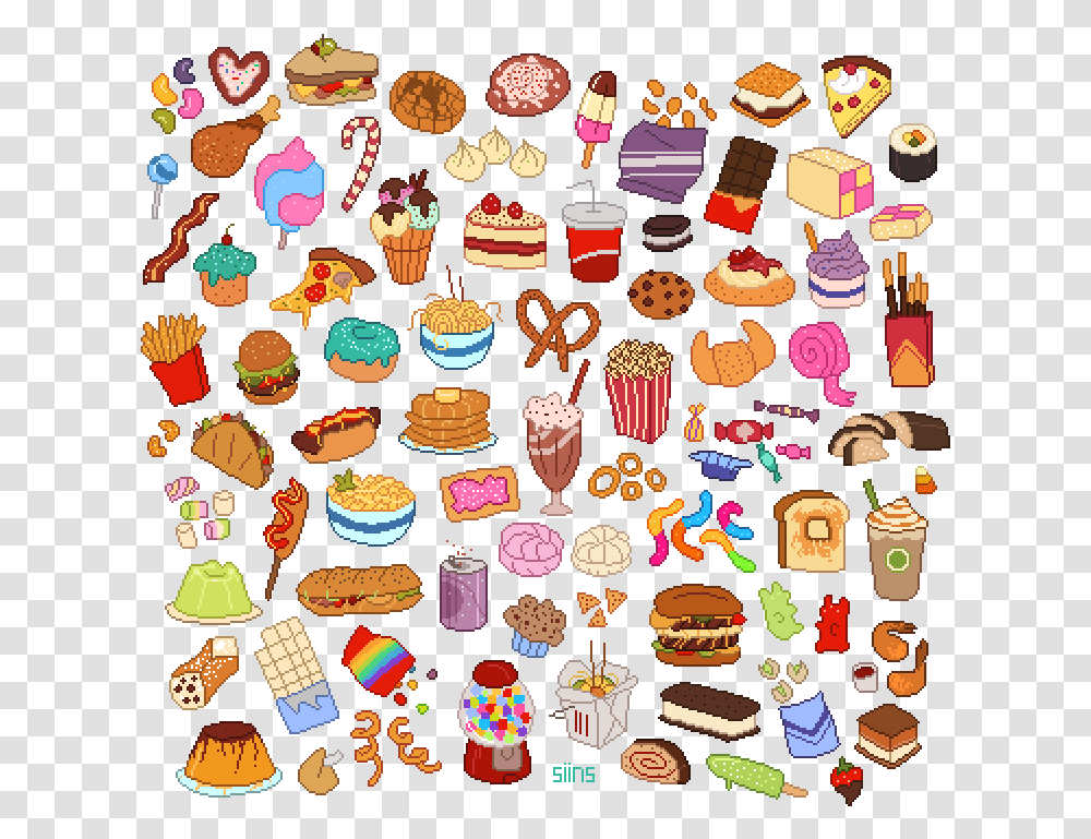 Clipart Food Collection Cute Food Clipart, Sweets, Rug, Alphabet Transparent Png