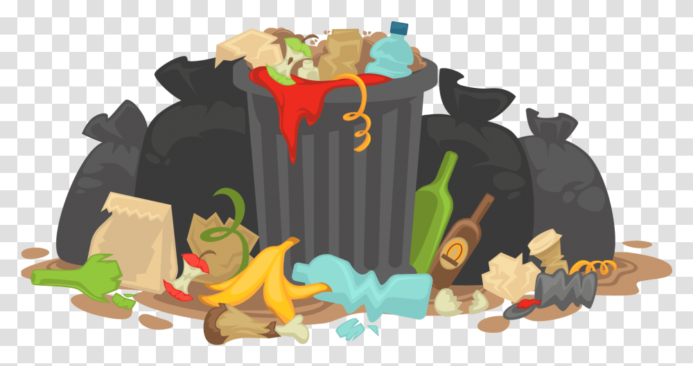Clipart Food Rubbish Food Waste Clipart, Tin, Can, Birthday Cake, Dessert Transparent Png