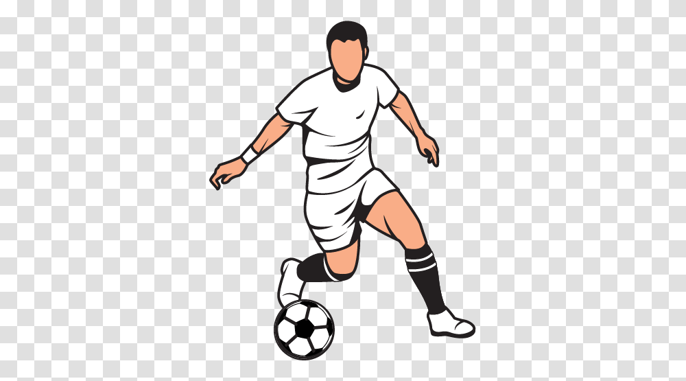 Clipart Football Clip Art Free Printable Images Clipartbarn, Person, People, Team Sport, Kicking Transparent Png