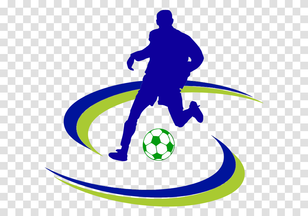 Clipart Football Logo Football Logo, Person, People, Sphere, Sport Transparent Png