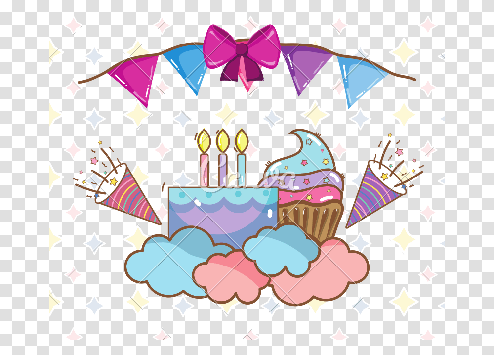 Clipart For Birthdays Cartoon Birthday Unicorn Cake, Icing, Cream, Dessert, Food Transparent Png