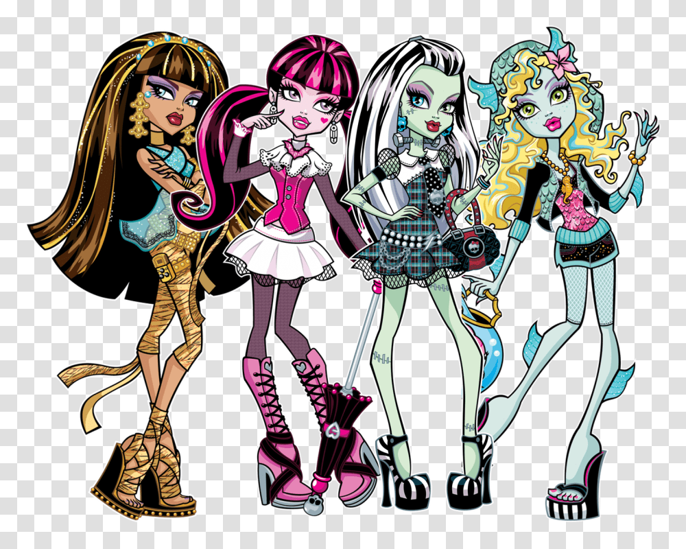 Clipart For U Monster High, Comics, Book, Manga, Person Transparent Png