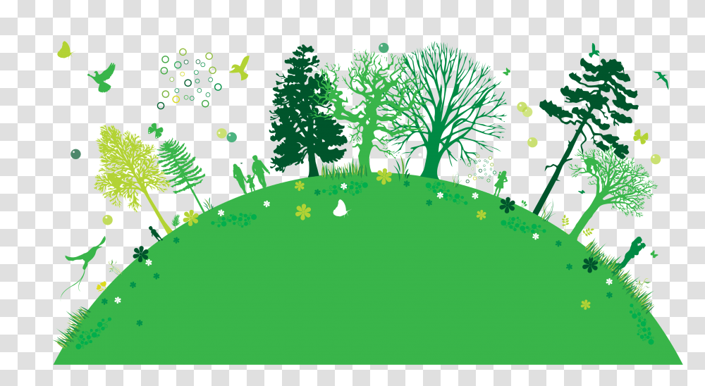 Clipart Forest Ecosystem Go Green, Plant, Graphics, Tree, Vegetation Transparent Png
