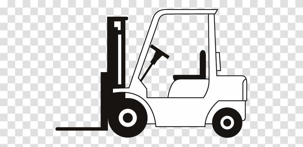 Clipart Forklift Picture, Vehicle, Transportation, Golf Cart, Lawn Mower Transparent Png
