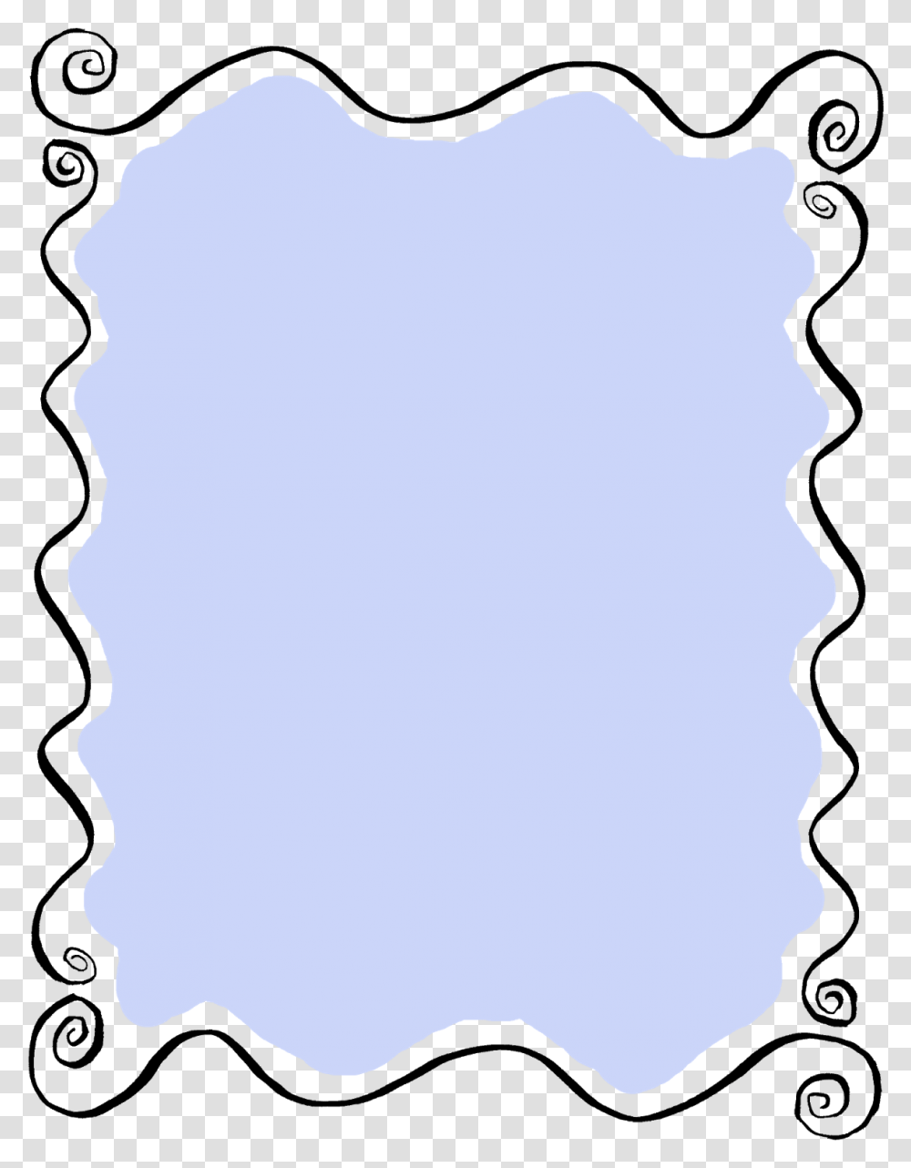 Clipart Frame Doodle Swirl Border, Face, Person, Human, Silhouette Transparent Png