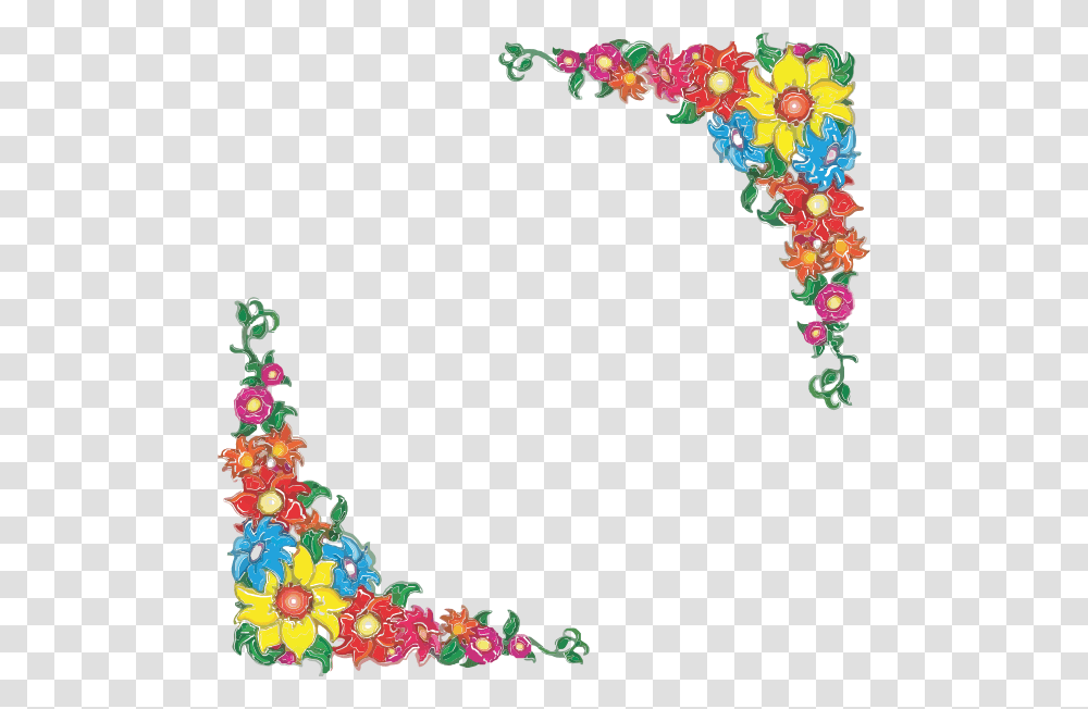 Clipart Frame Spring Border Design For Yellow Chart Paper, Floral Design, Pattern Transparent Png