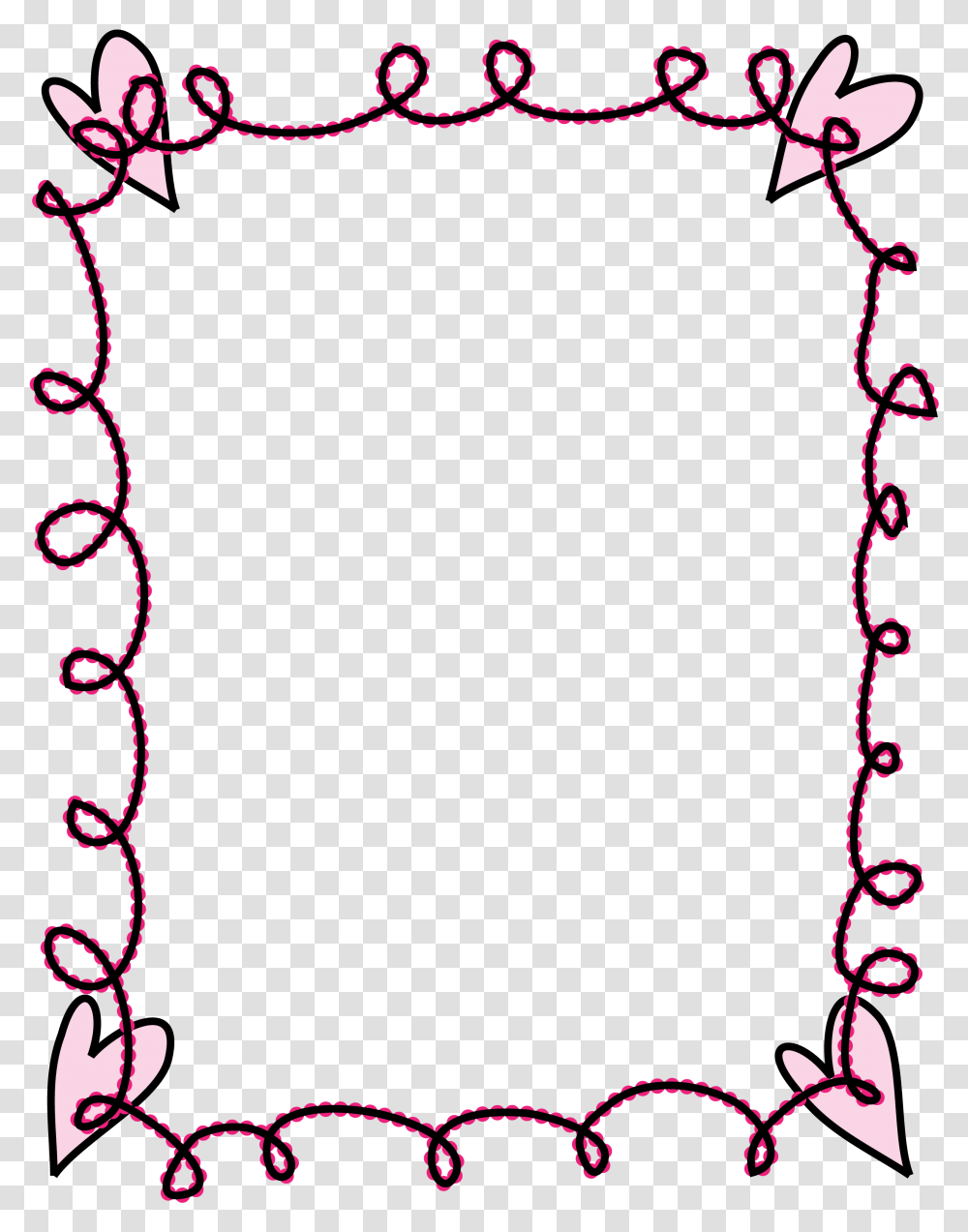 Clipart Frame With Hearts, Apparel, Pattern, Plant Transparent Png