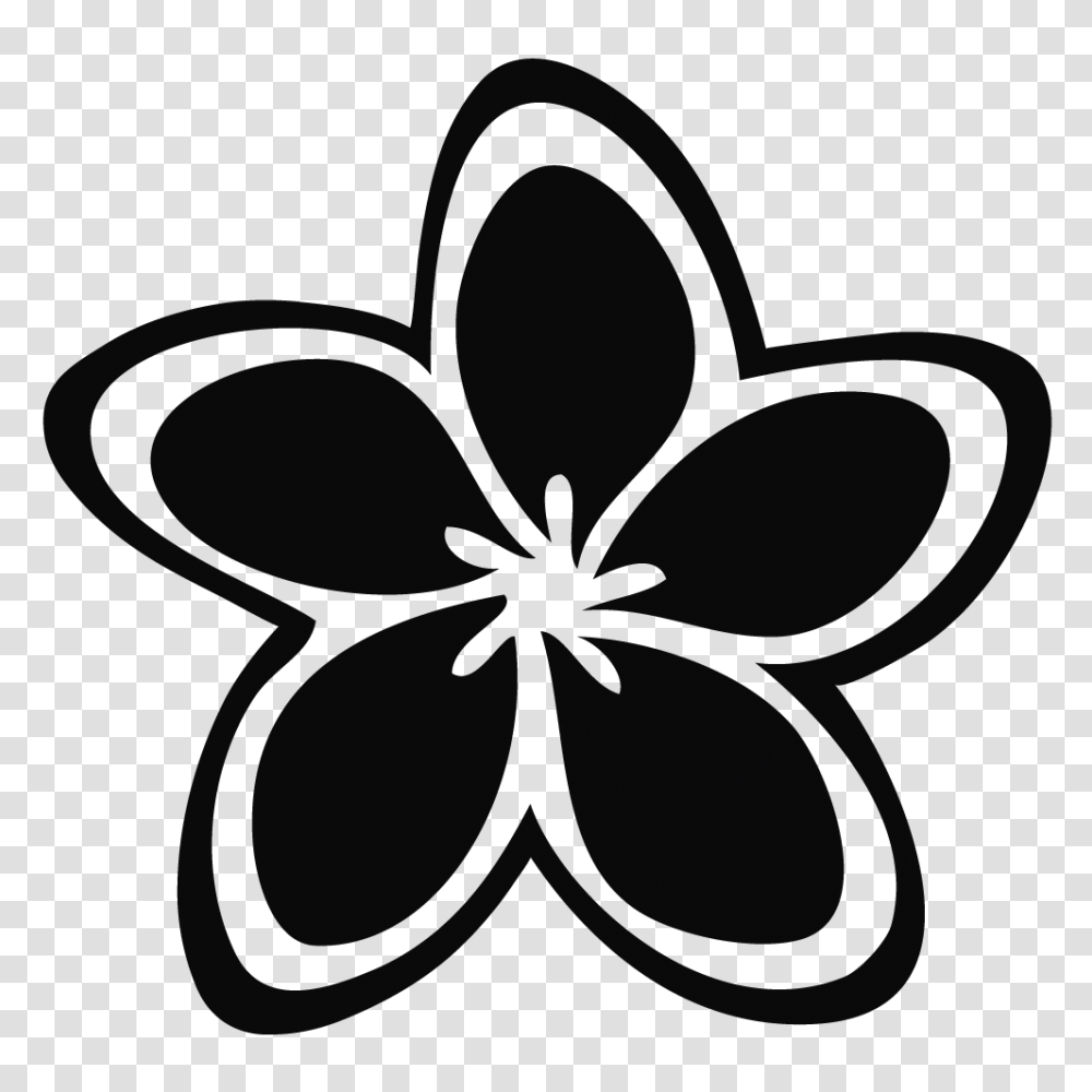 Clipart Frangipani, Stencil, Floral Design, Pattern Transparent Png