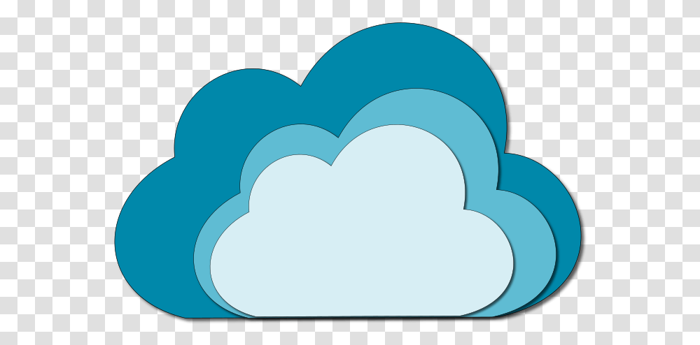 Clipart Free Cloud For Clouds Clipart Shaded, Cushion, Heart, Light, Foam Transparent Png