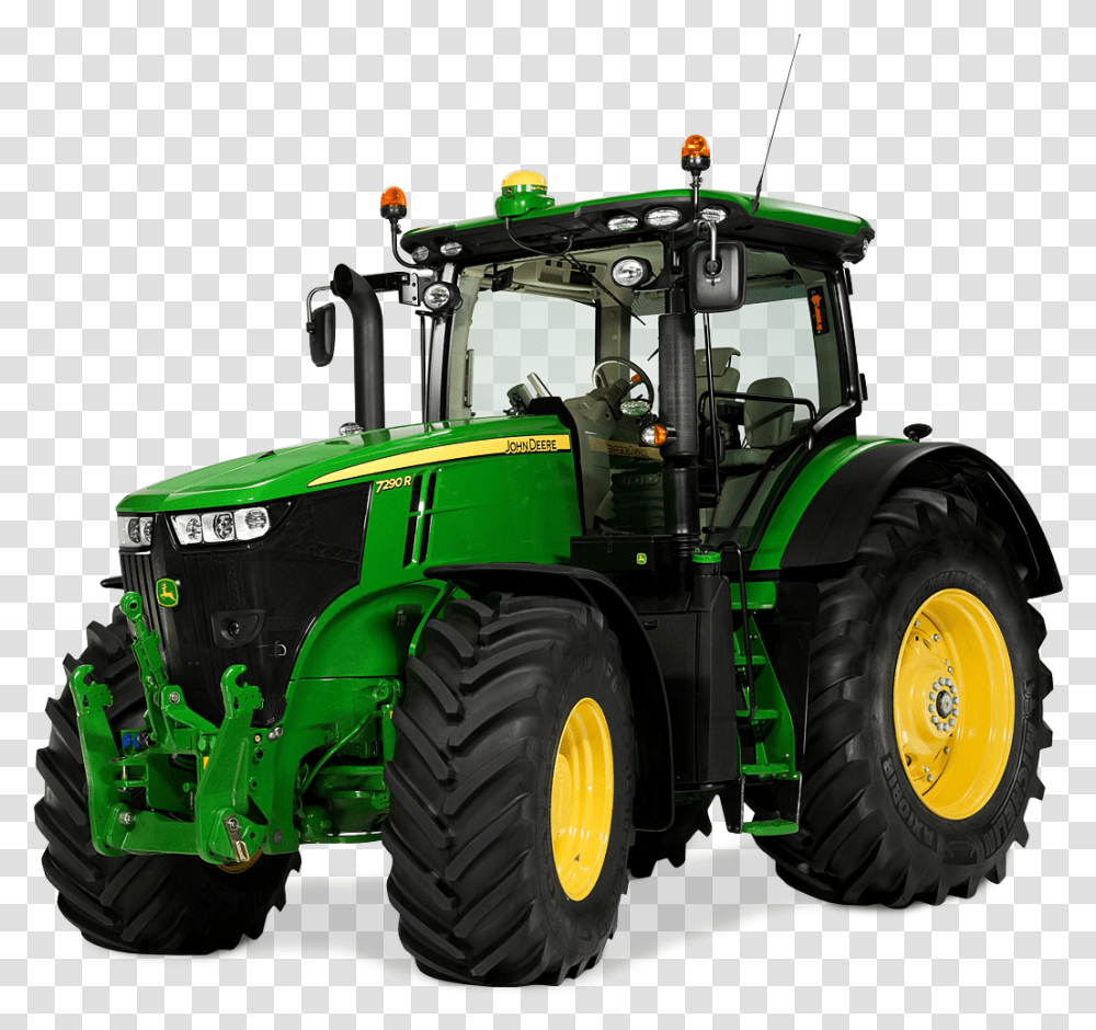 Clipart Free Stock Agriculture Clipart Tractor John Deere 7290 R, Vehicle, Transportation, Bulldozer Transparent Png