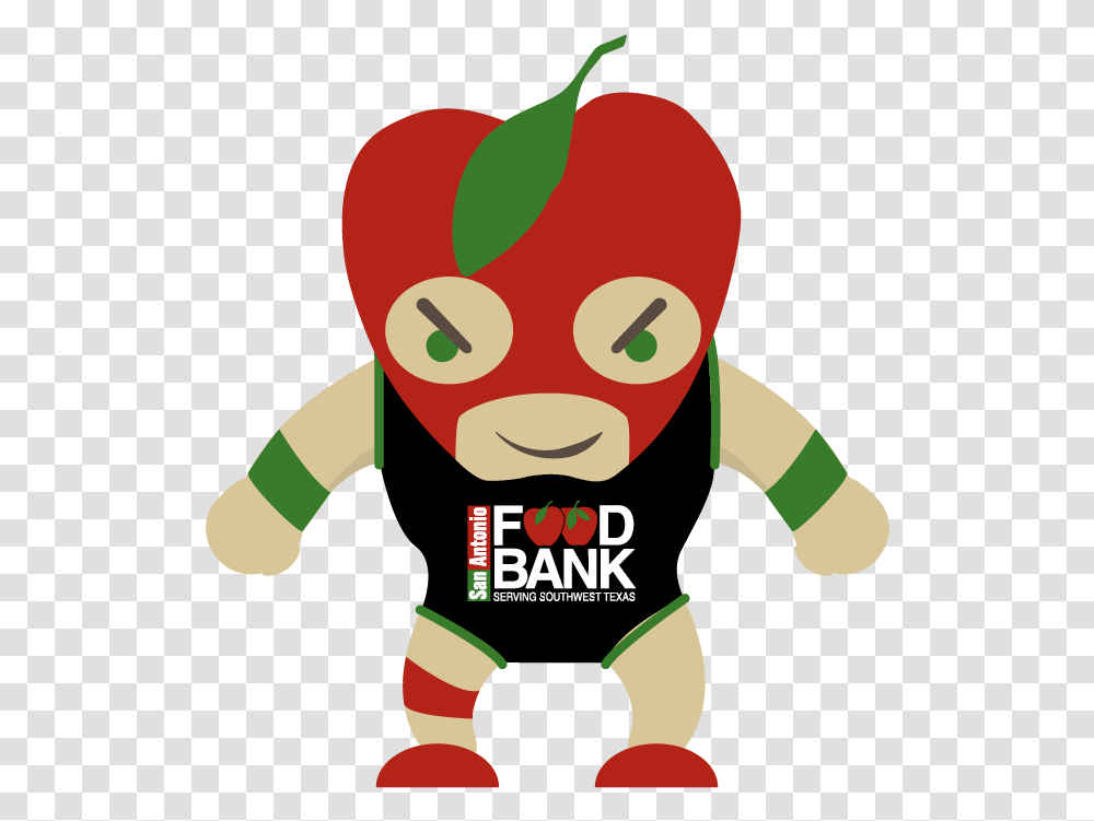 Clipart Freeuse Chili Vector Mascot San Antonio Food Bank, Elf, Toy, Plant Transparent Png