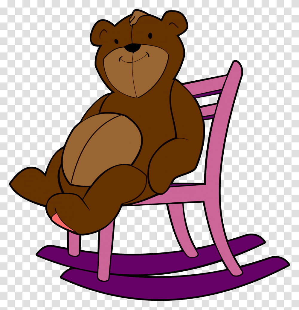Clipart, Furniture, Rocking Chair Transparent Png